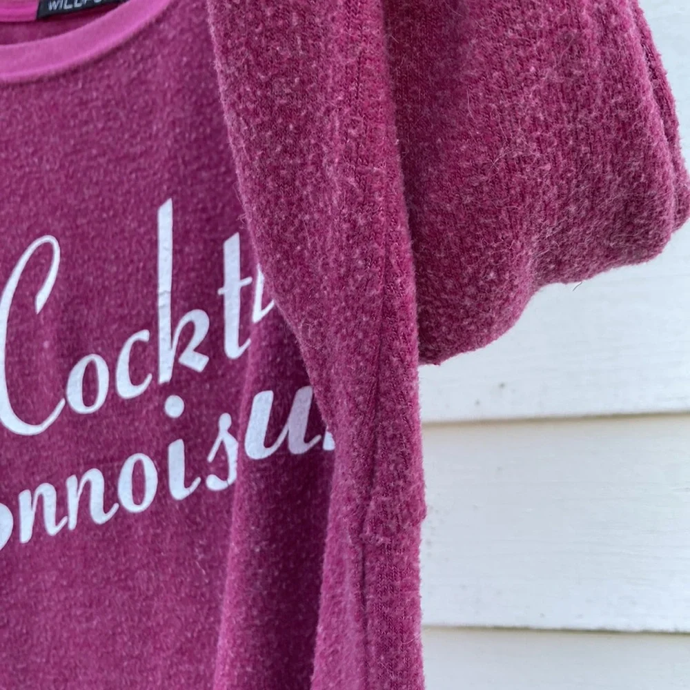 Wildfox “COCKTAIL CONNOISSEUR” Sweater Size S - Picture 5 of 7